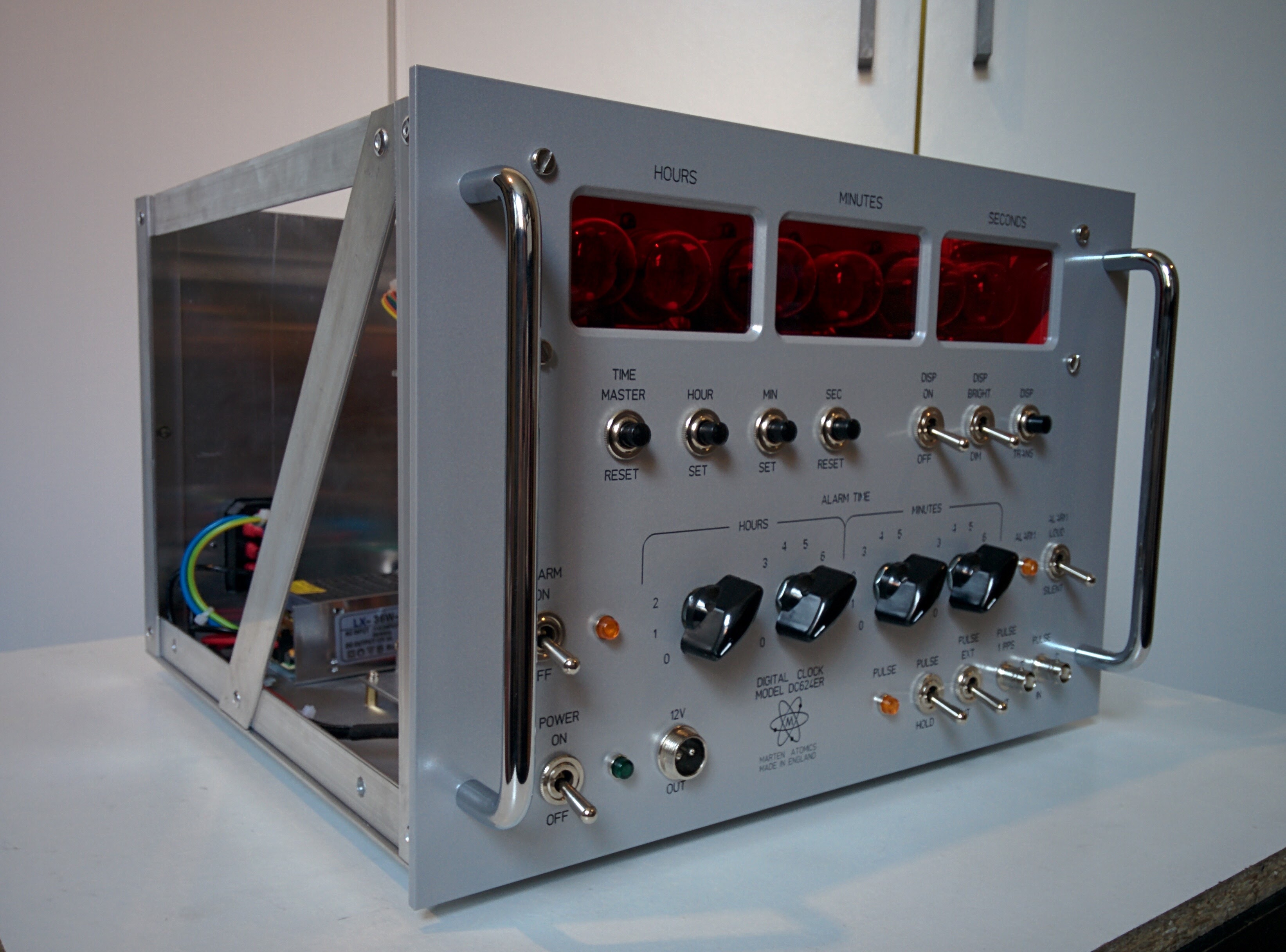 Homebrew Electromechanical Nixie Clock