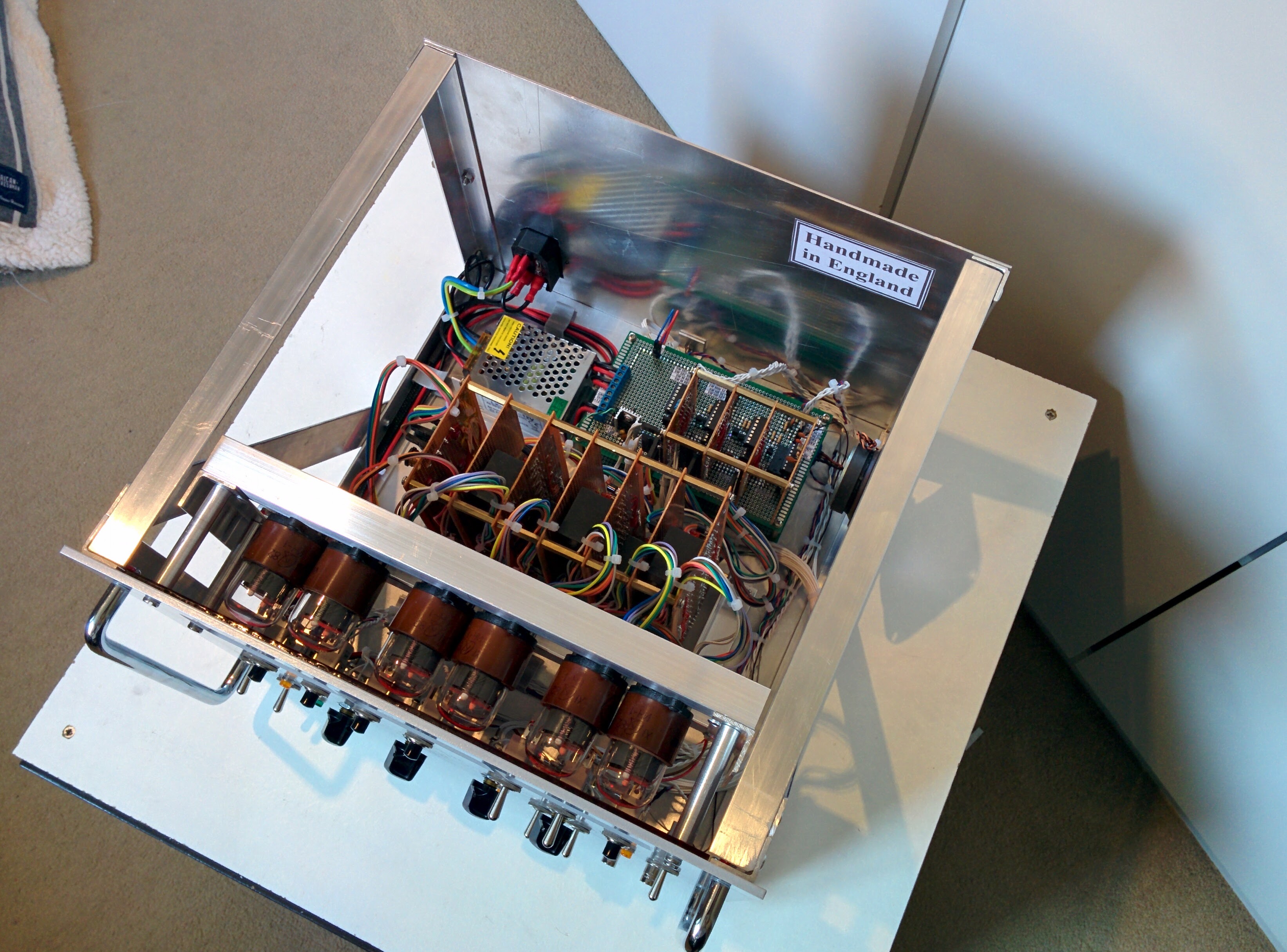 Homebrew Electromechanical Nixie Clock