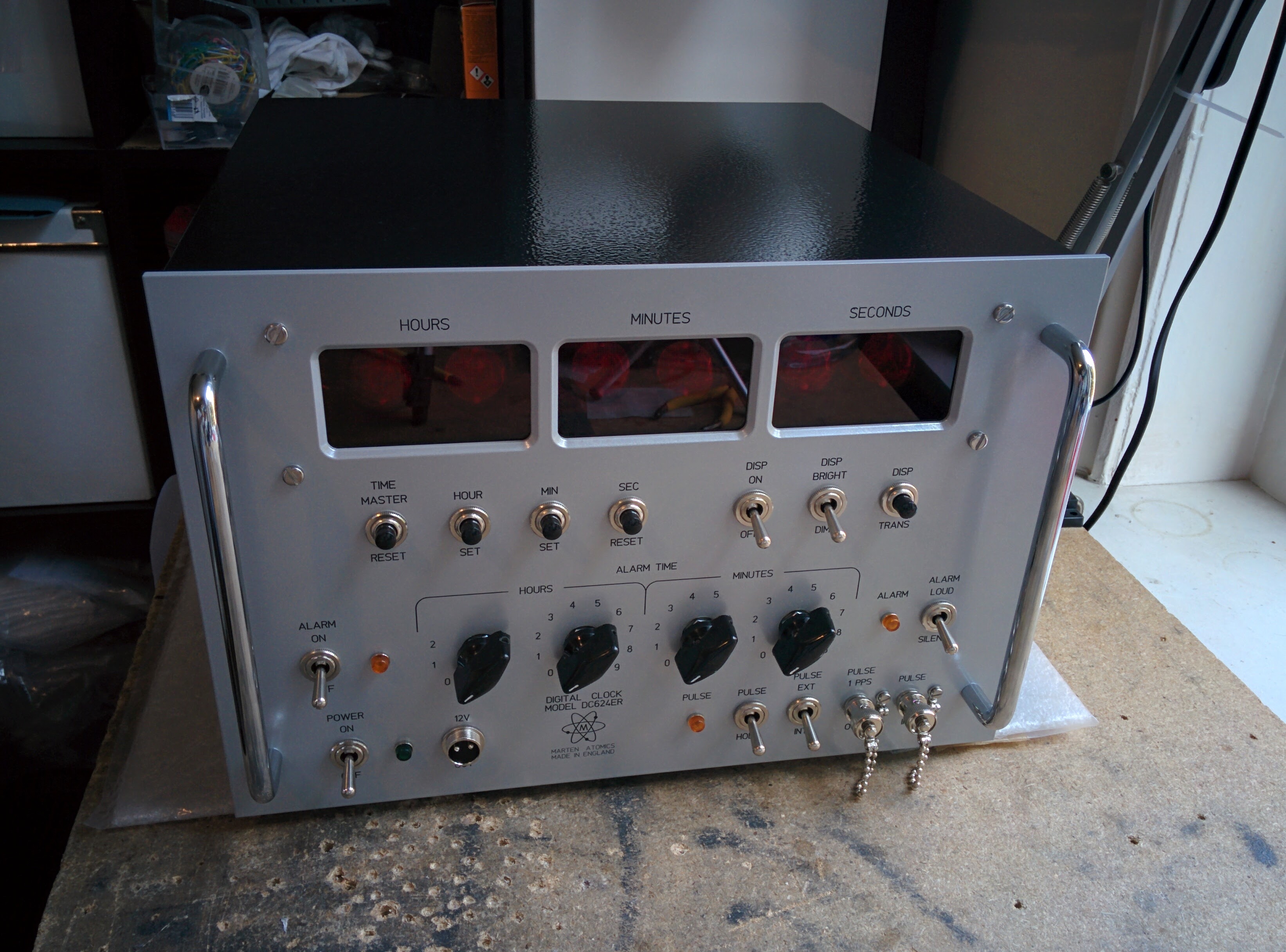Homebrew Electromechanical Nixie Clock