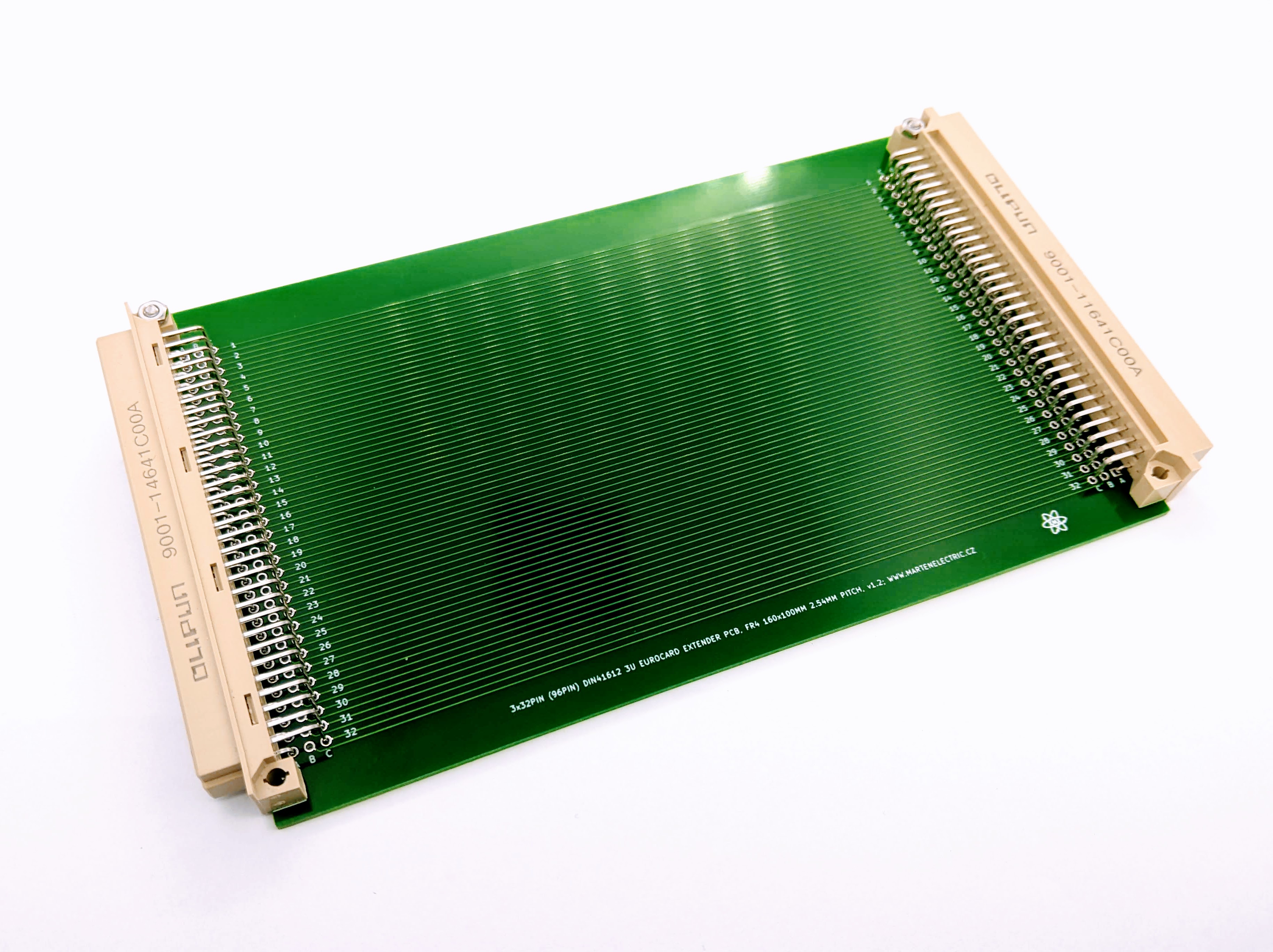 Eurocard DIN41612 3U riser extender PCB card 160mm
