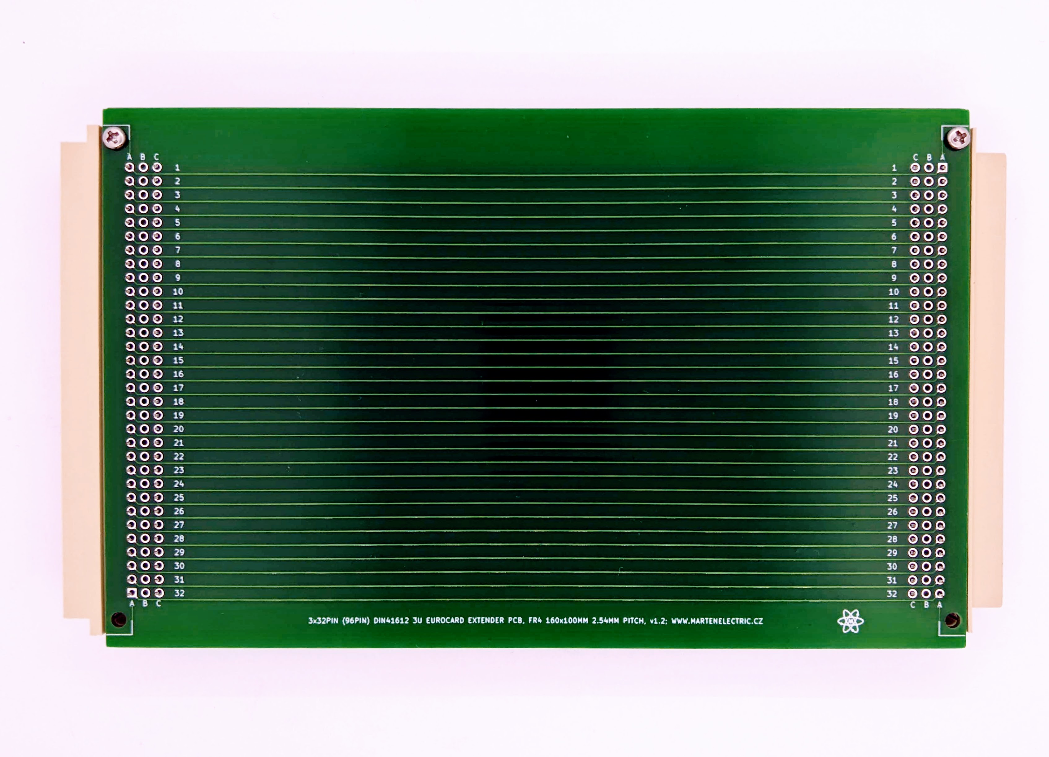 Eurocard DIN41612 3U riser extender PCB card 160mm