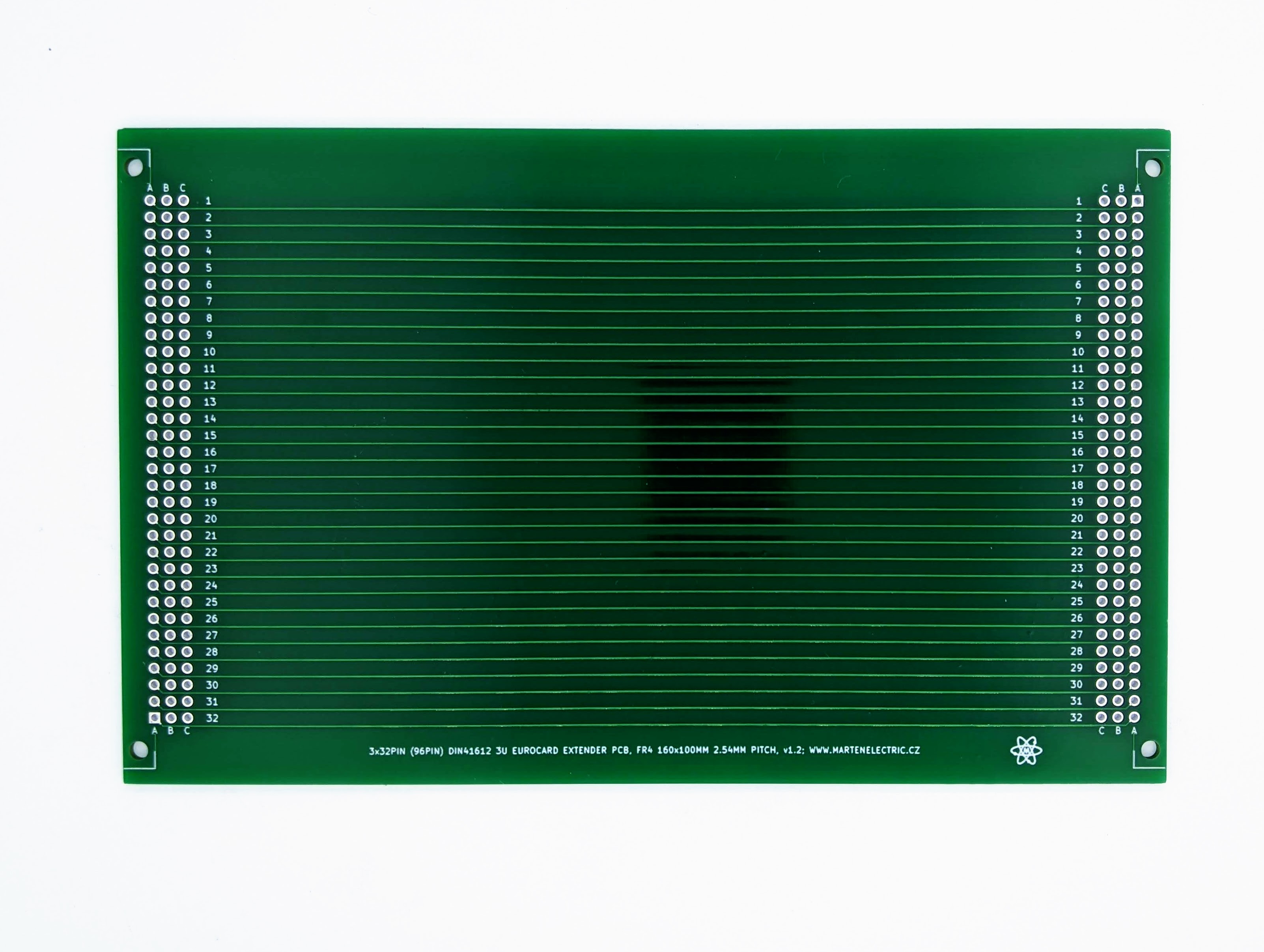 Eurocard DIN41612 3U riser extender PCB card 160mm