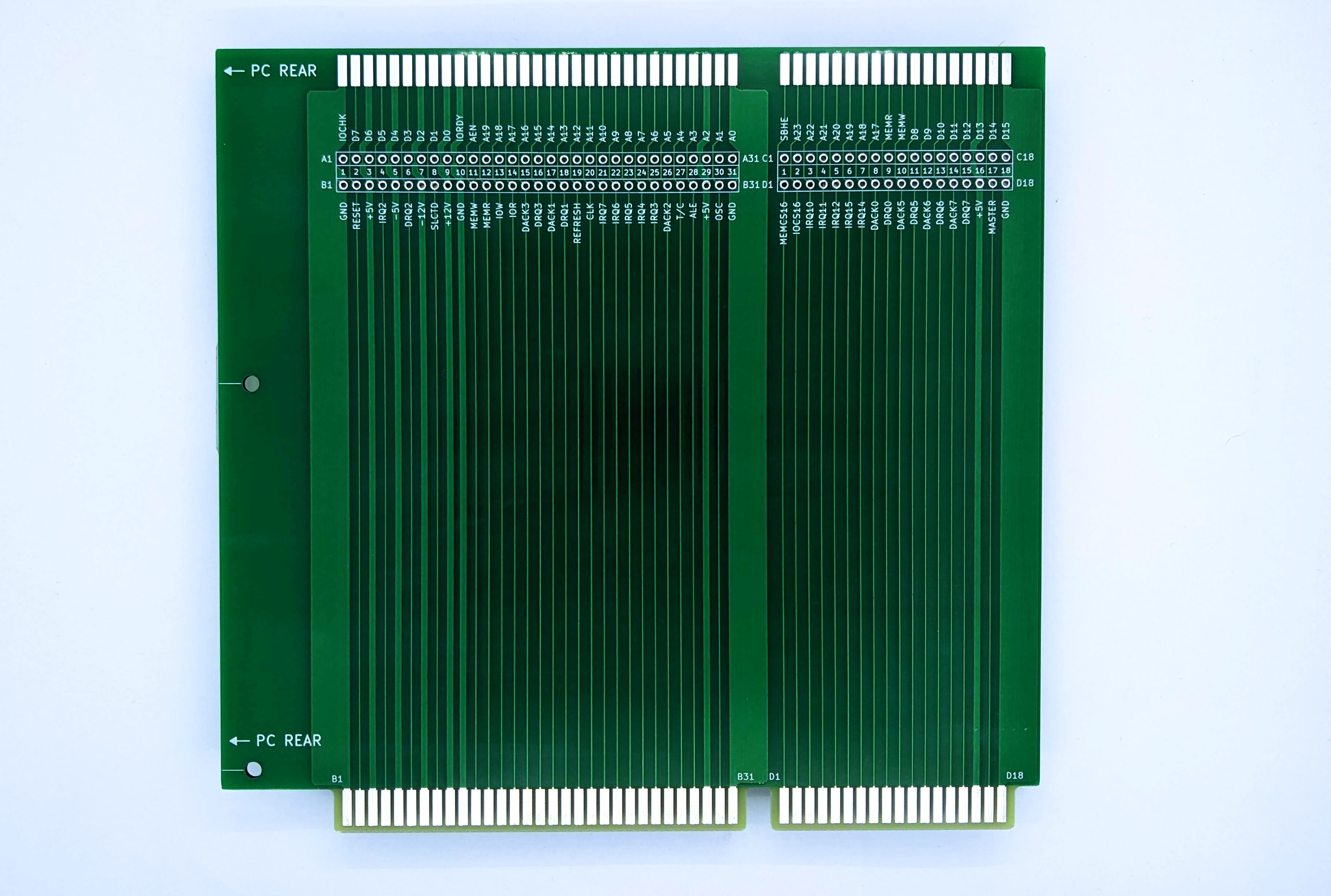 IBM PC XT 16-bit ISA Bus Riser Extender Card