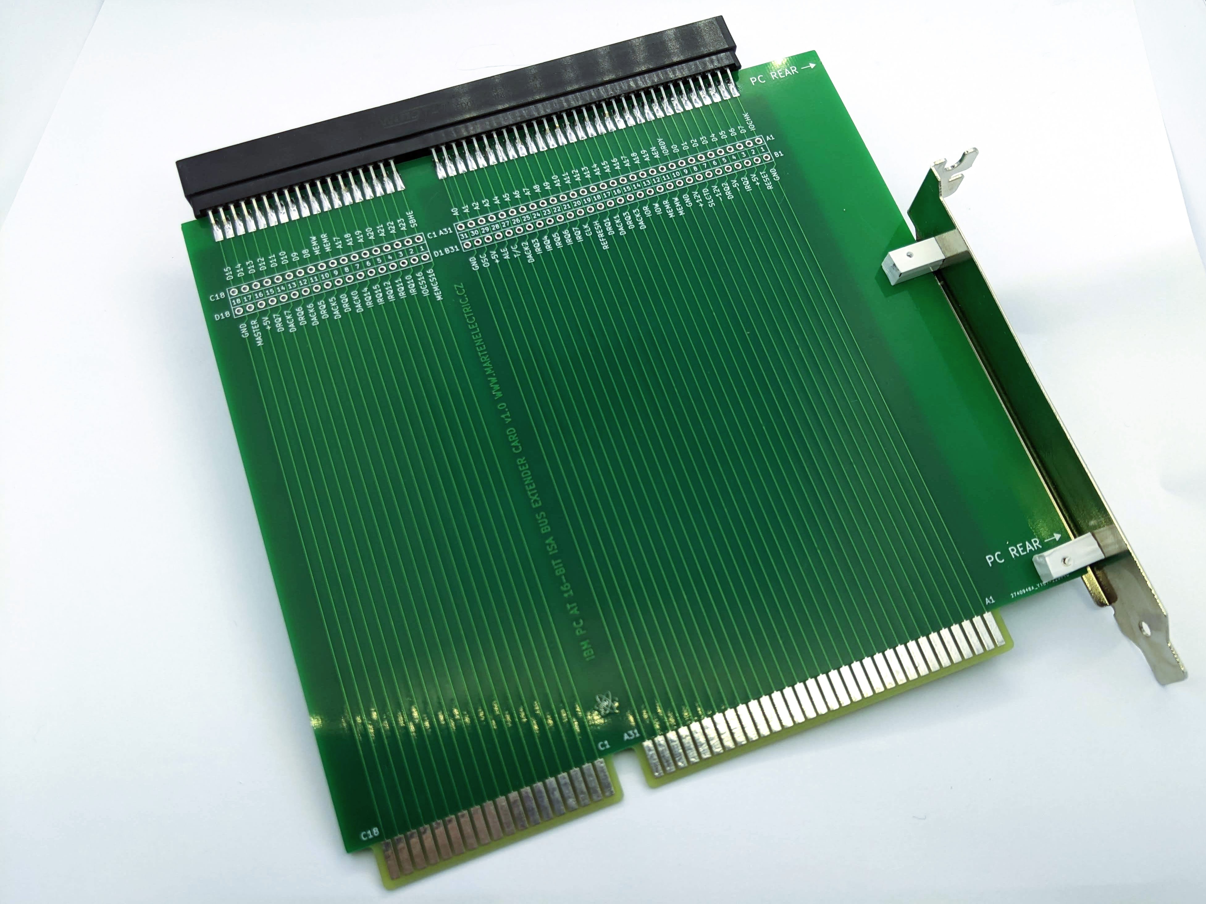 IBM PC XT 16-bit ISA Bus Riser Extender Card