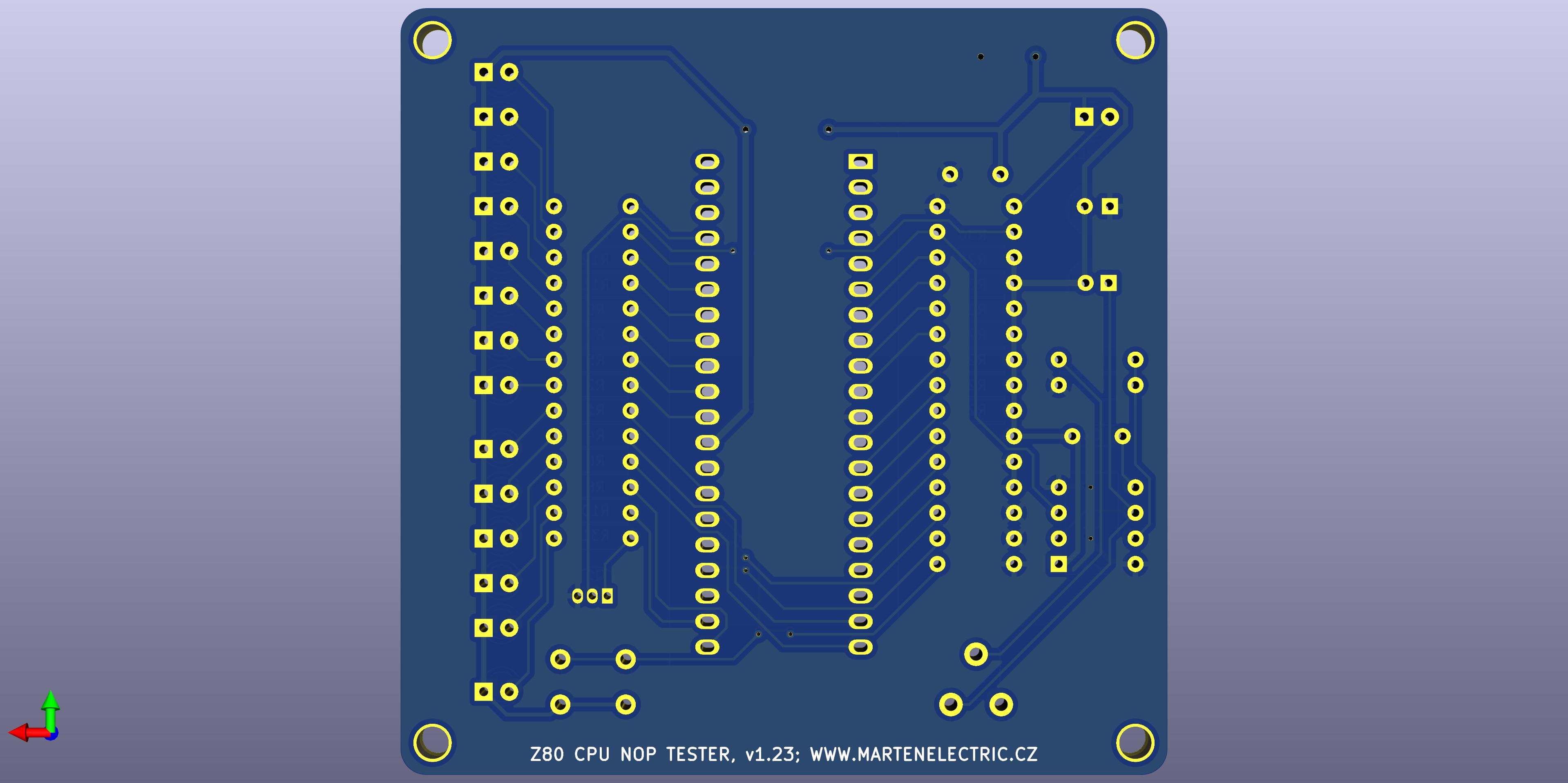 Z80 CPU PLCC44 to DIP40 adapter