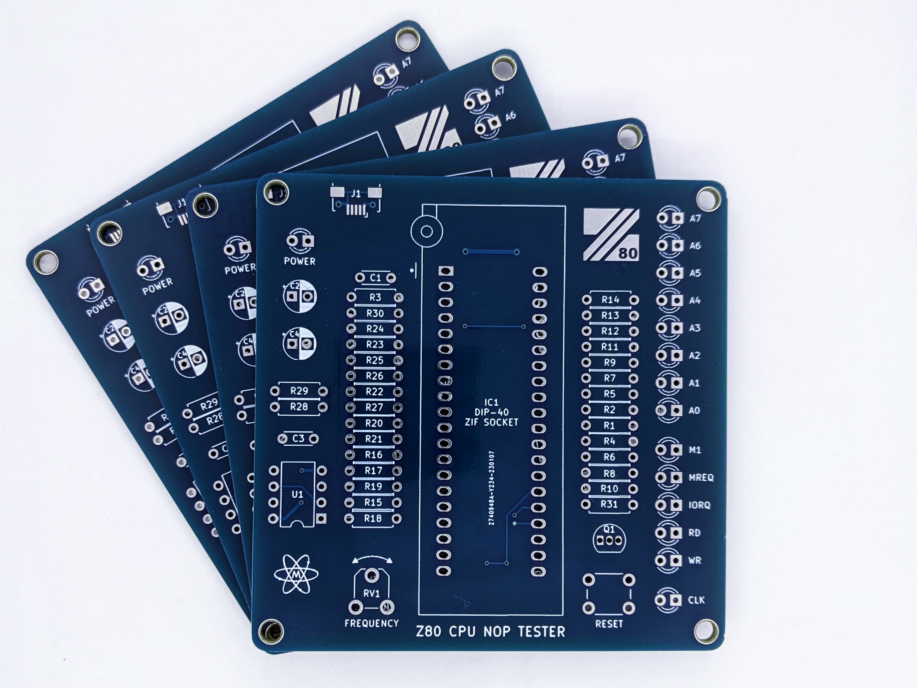 Z80 CPU PLCC44 to DIP40 adapter