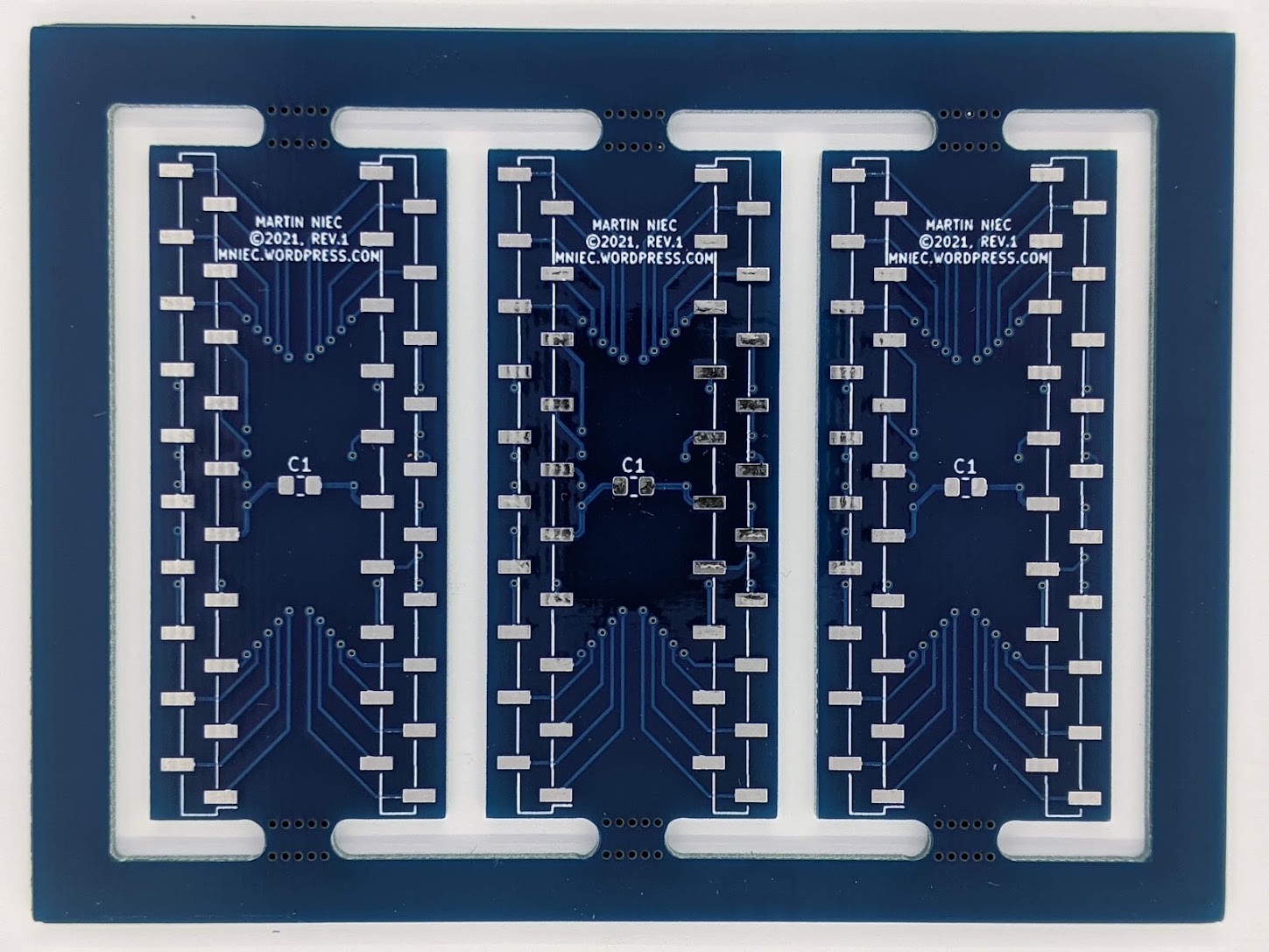 Z80 CPU QFP44 to DIP40 adapter